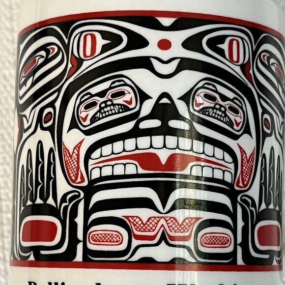 Bellham Washington Ceramic Coffee Mug 14 oz Multi Native American Tribal Art - Picture 5 of 11